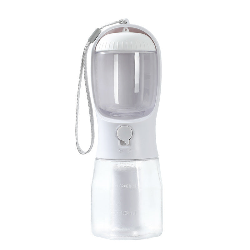 Dog Water Cup Drinking Food Garbage Bag 3 in 1 Portable Small Multi-functional Pet Cups