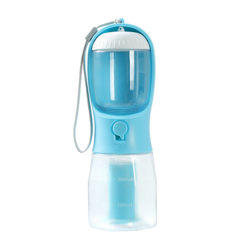 Dog Water Cup Drinking Food Garbage Bag 3 in 1 Portable Small Multi-functional Pet Cups